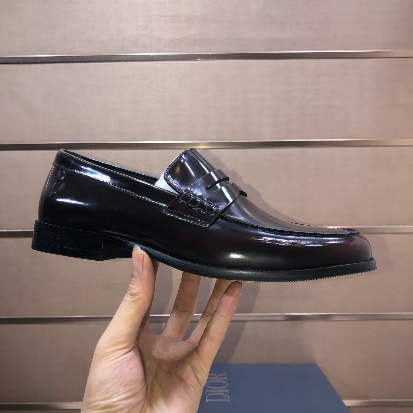 Men's shoes 💰580💰[Dior] (water-dyed cowhide lining) Dior original 1:1 high-quality factory, imported original materials, imported raw cowhide, water-dyed cowhide lining, original TPU outsole, code number: 39-44 (45 customized)